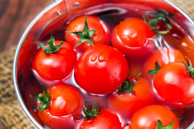 トマトのリコピンが余分な水分を排出する